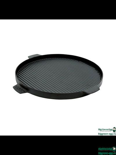 Сковорода чугунная планча, двусторонняя для грилей Big Green Egg D360, 127860