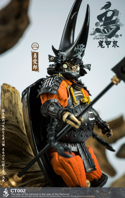 Жук-самурай с топором - Коллекционная ФИГУРКА 1/12 scale Samurai Beetle Brave Airo (CT002) - CROWTOYS