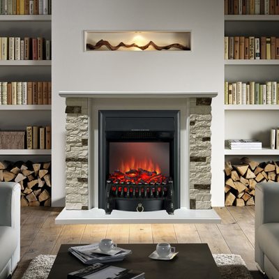 Угловой электрокамин Кимберли