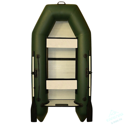 Лодка ПВХ Polar Bird Чирок PB-260ТМ Teal со стеклокомпозитной сланью Зелёная