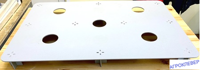 Салатная решётка 62х41 5 отв. д.55