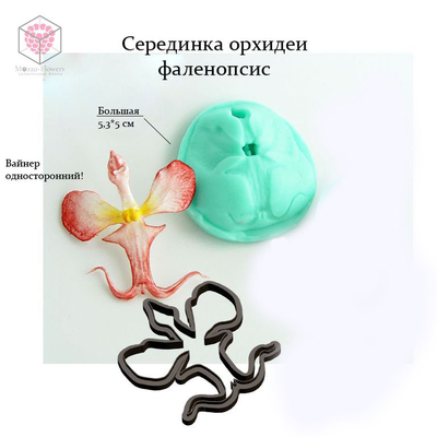 "Лепестки орхидеи фаленопсис  М" набор вайнеров и каттеров
