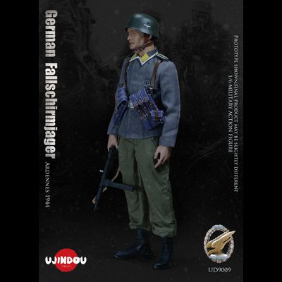 Немецкий парашютист в Арденнах, 1944 г  - КОЛЛЕКЦИОННАЯ ФИГУРКА 1/6 WWII German Fallschirmjager Ardennes 1944 (UD9009) - UJINDOU