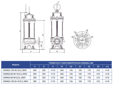 100WQ2-80-40-18,5/2_380