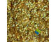 Глиттер блестки спенгл Ромб Желтый Иридисцент 4 мм 10 г