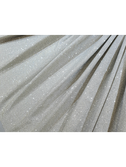 Трикотаж с блеском БЕЛОЕ ЗОЛОТО арт 6