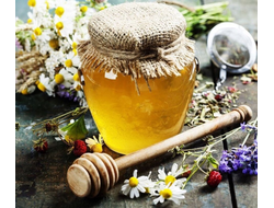 Мёд натуральный цветочный, 350 гр  "Луговой"