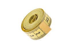 Сантиметр портновский в пластиковом футляре 150см Gamma