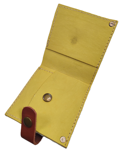 Портмоне мини-бифолд с принтом "Ёжик с чемоданом"