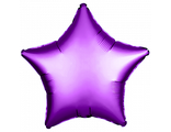 Шар (18&#039;&#039;/46 см) Звезда, Фиолетовый, 1 шт.