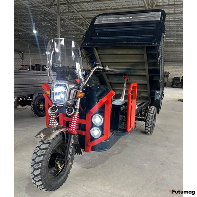 Грузовой электротрицикл ASL D5 гидравлика 1800 (72V 68Ah)