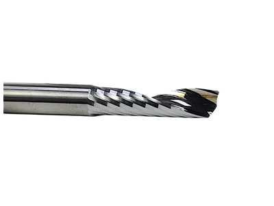 Фреза спиральная по пластику 4x15 s4x50 Z1 HM стружка вверх