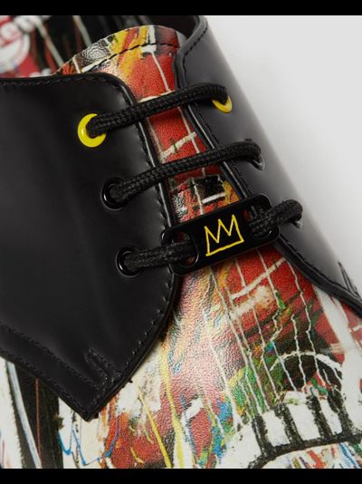 DR.MARTENS 1461 BASQUIAT OXFORD BLACK BACKHAND