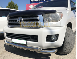 Защита переднего бампера G d76 для Toyota Sequoia (2008-2019)