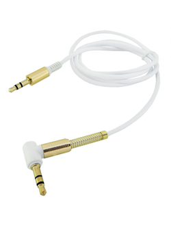 Аудиокабель AUX FUMIKO AC01 Jack 3.5 мм белый 1 м