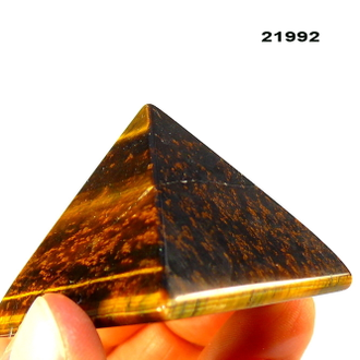 Тигровый глаз натуральный (пирамида) арт.21992: 51,1г - 39*38*32мм