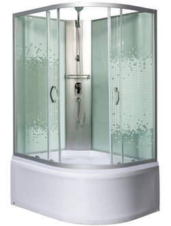 Душевая кабина Мономах Б/К 120/90/44 МЗ L без крыши
