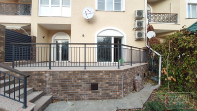 уличное ограждение на террасу