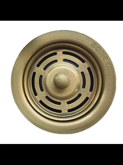 Кнопка для измельчителя  в цвете "античная латунь"