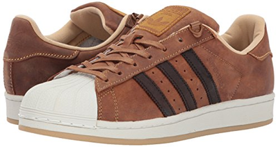 Adidas Superstar коричневые с черным