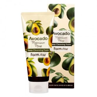 Очищающая пенка с экстрактом авокадо FarmStay Avocado Deep Cleansing Foam 180мл оптом