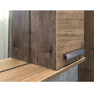 Тумба-умывальник "Марио-75" дуб темный с раковиной "Quadro 75"