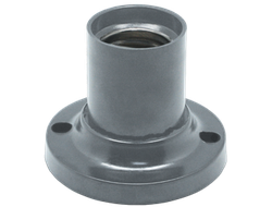 Патрон Ecola накладной прямой E27 Серебряный AB7STSEAY