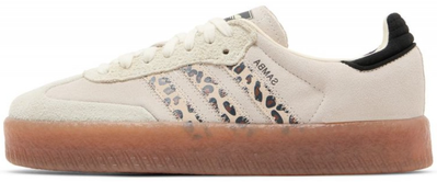 Кроссовки Adidas Sambae Cream White Leopard