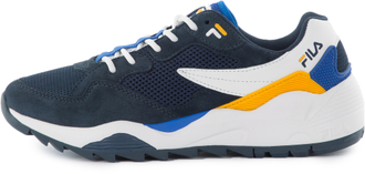 Кроссовки FILA VAULT CMR JOGGER Черно-бело-желтые мужские (41-45)