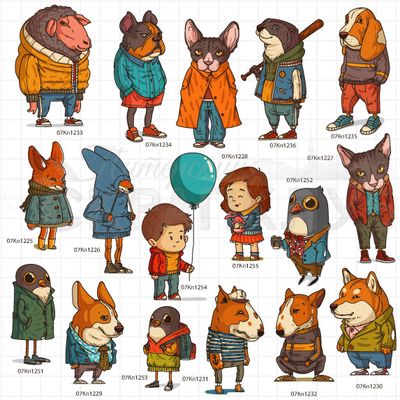 ФП штамп "Бультерьер морской волк"