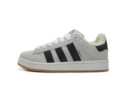 Зимние Adidas Campus 00s Cream Core Black With Fur