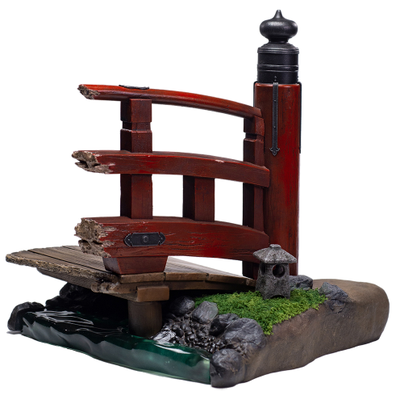 ПРЕДЗАКАЗ - Диорама "Фрагмент японского моста" - Коллекционная диорама 1/6 Broken Bridge Diorama Base (L011A) - mOjingToys ?ЦЕНА: 15900 РУБ.?