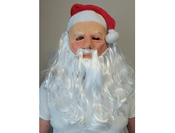 Латексная маска Дед Мороз