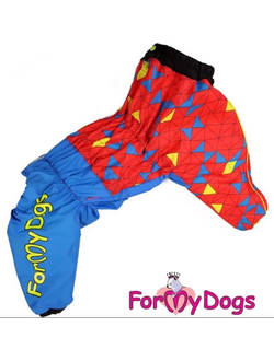 Комбинезон красно-синий