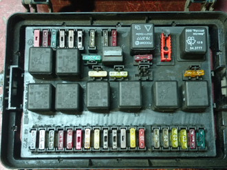 Предохранители реле 48го блока Москвича 2141