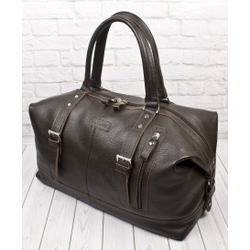 Кожаная дорожная сумка Campora brown (арт. 4019-04)