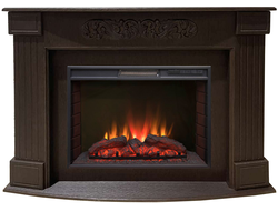 Электрокамин Венеция BL с очагом Sparta 25.5 LED