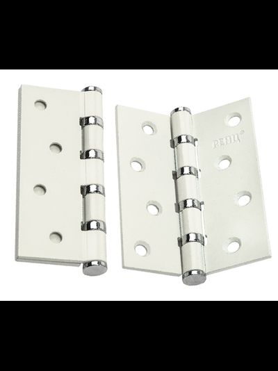 Петли дверные Ренц 4BB W CP белая