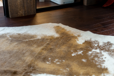 Ковер шкура из искусственного меха антилопы