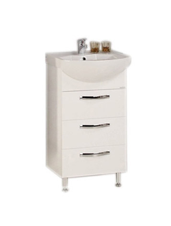 АКВАТОН. Тумба-умывальник "Ария 50 Н" 1402-1 с раковиной Смайл 50