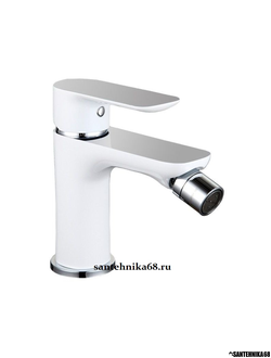 Смеситель для биде Gappo G5048 белый хром