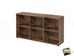 Тумба приставная к двум столам L-68 таксония шоколадная 1419*376*750 мм (Ш*Г*В)