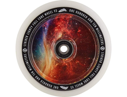 Купить колесо STRIKER LIGHTY FULLCORE V3 WHITE 110 (Galaxy Mix) для трюковых самокатов в Иркутске