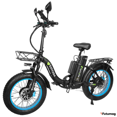 Электровелосипед Syccyba H2 (F11) DUAL 23AH синий