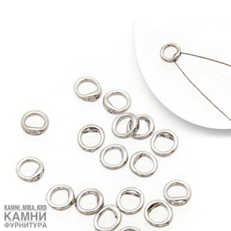 Протектор-колечко 5,2 мм ЛЮКС, покрытие в ассортименте, цена за пару