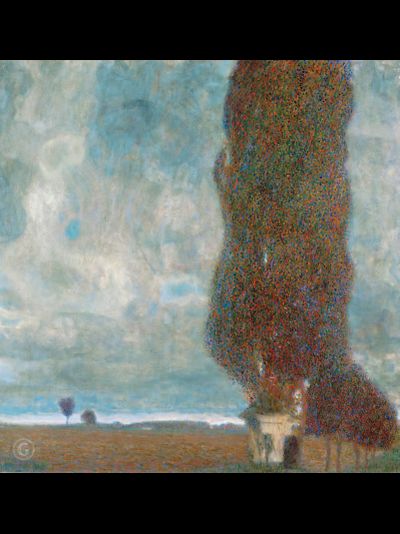 Купить греющую картину с фото репродукции Густава Климта Большой тополь II