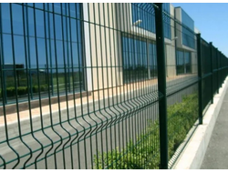 3Д сетка для забора из прутка 4мм в Москве | ГОРЗАБОР