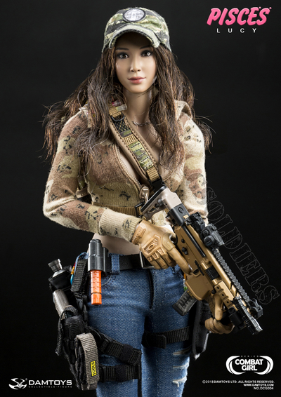 КОЛЛЕКЦИОННАЯ ФИГУРКА 1/6 scale COMBAT GIRL SERIES PISCES LUCY (DCG004) - DAMTOYS