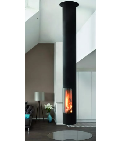 Подвесной панорамный камин TERA