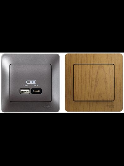 Розетки и выключатели Systeme Electric Glossa